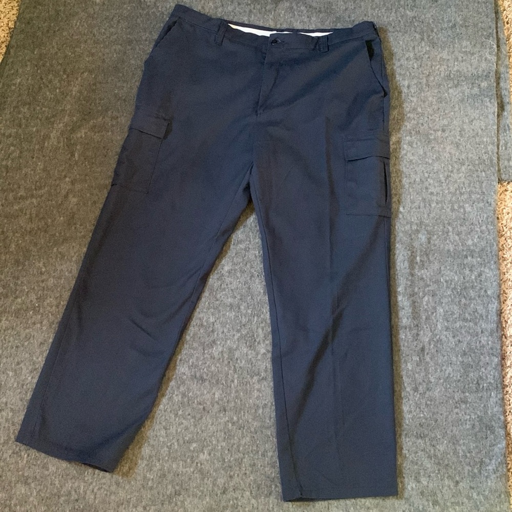 2 Mens Navy Aramark Uniform Cargo Pants